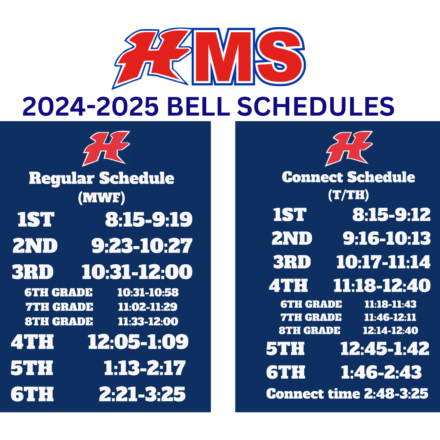 2024-2025 Bell Schedule